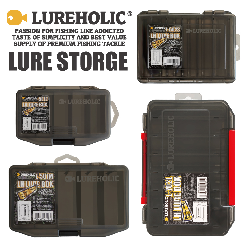 Soft Plastic Lure - LUREHOLIC Lokken Doos FishingTackle Opslag Harde