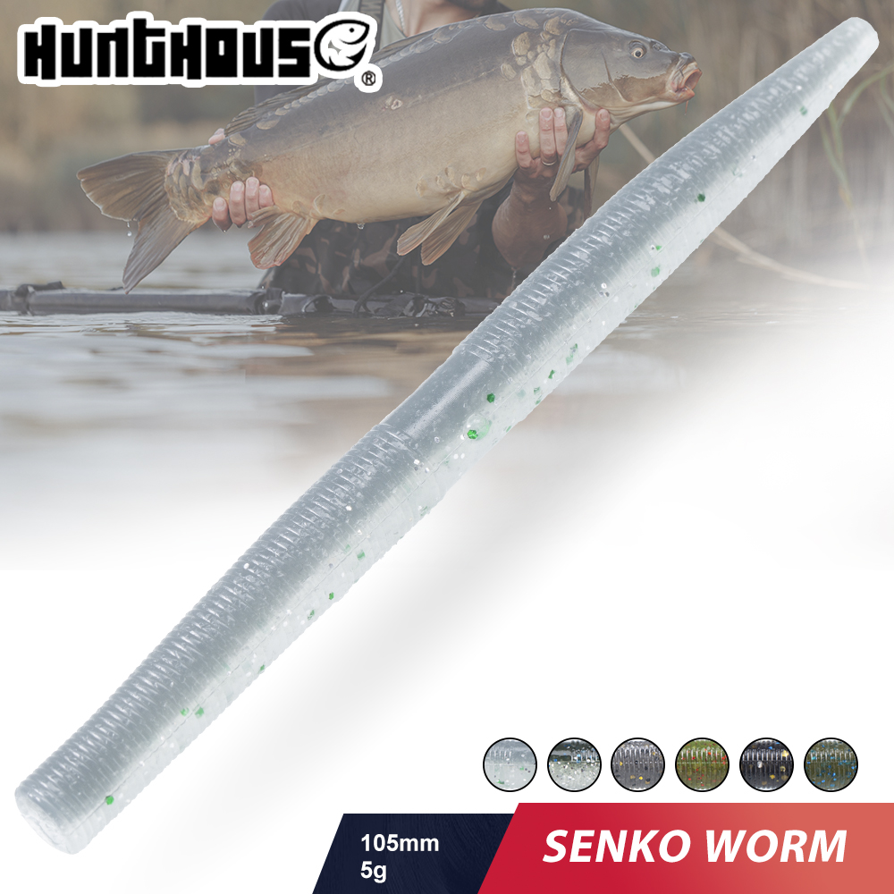 Soft Plastic Lure - Hunthouse Senko Worm Zachte Vislok 105mm/5g