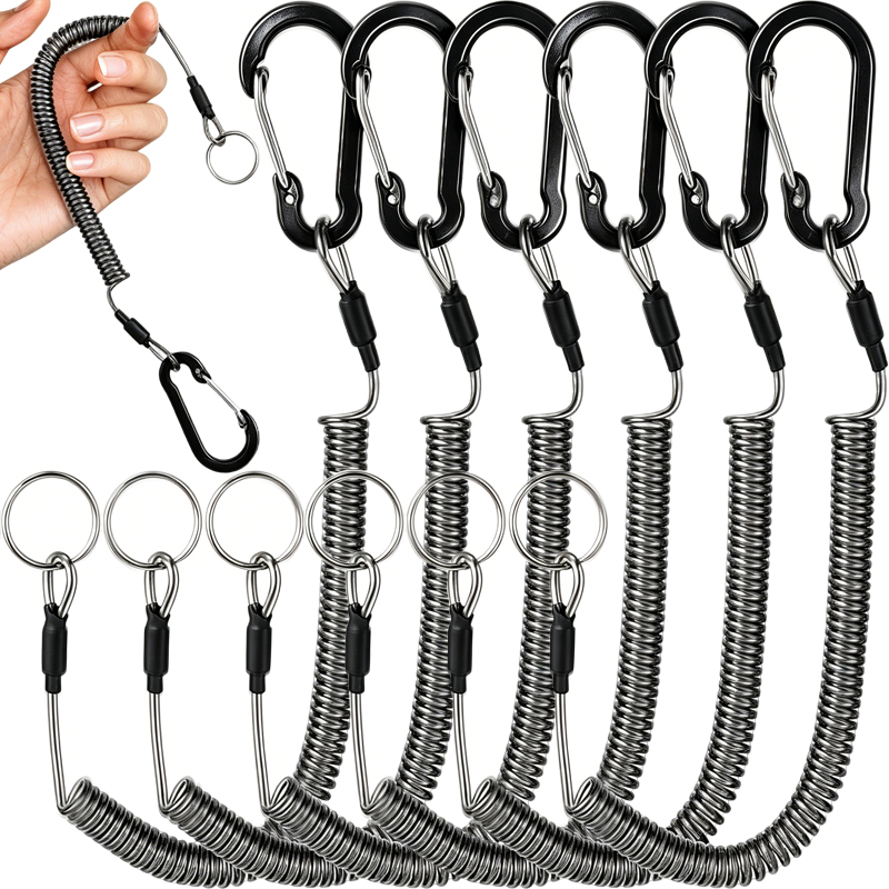 Fishing Pliers - 10/1pcs Intrekbare Sleutelhangers Anti-verloren Touw met
