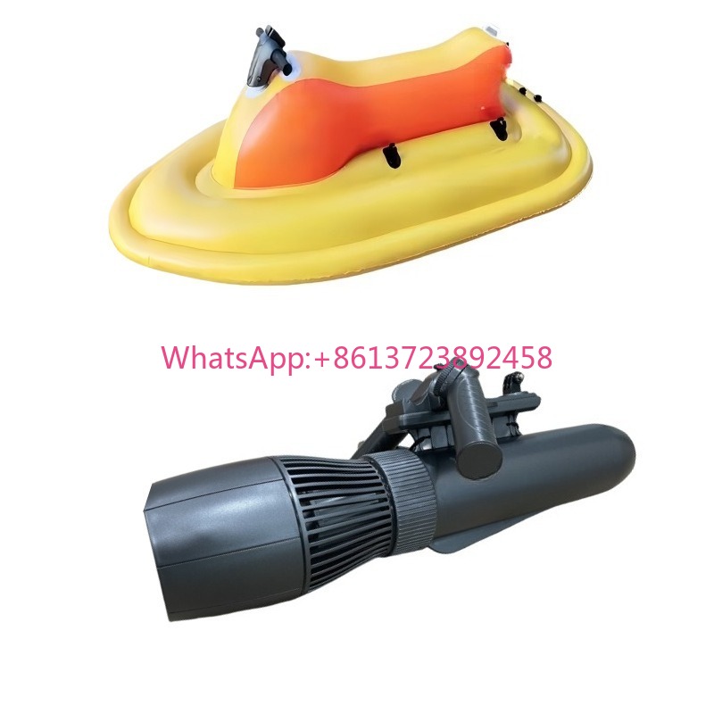 Jetski Fishing Equipment - Elektrische opblaasbare jetski, uitgerust met een