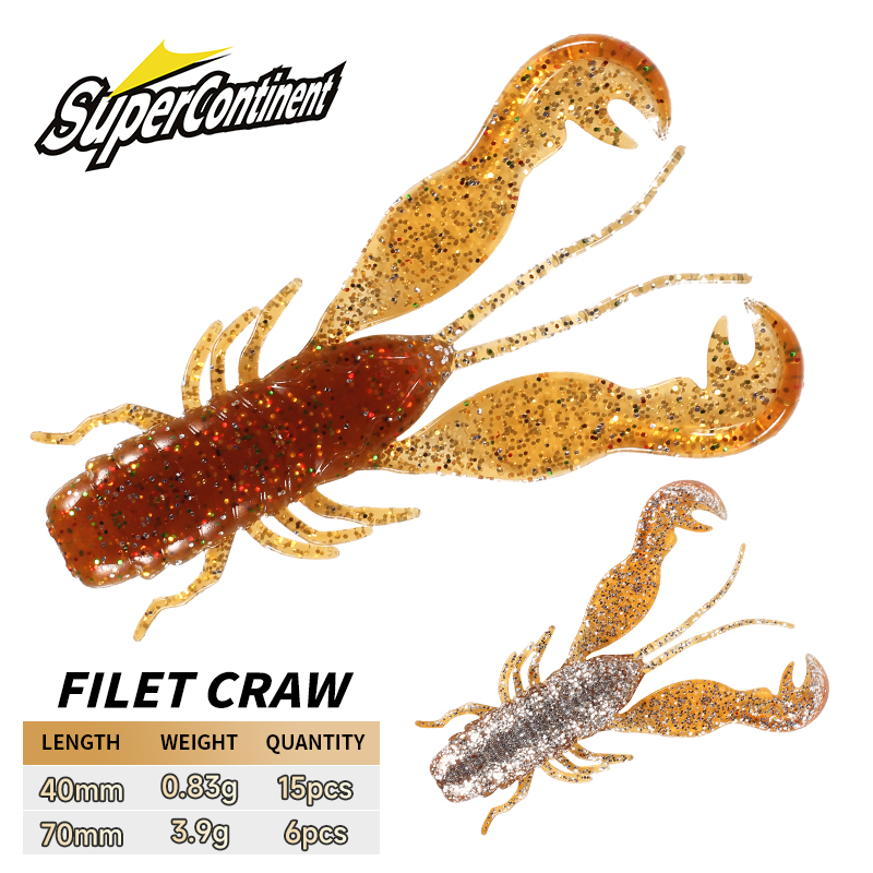 2023 Supercontinent Filet Craw - Soft Plastic Lure recensie en prijs